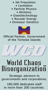 world chaos disorganization ad